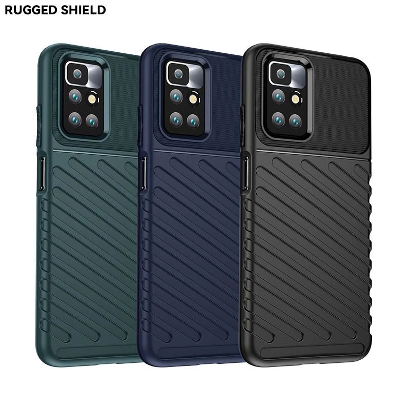 

Rugged Shield Wholesale Shockproof Sublimation Mobile Phone Case For Xiaomi Redmi 10 Prime Back Cover, 3colors