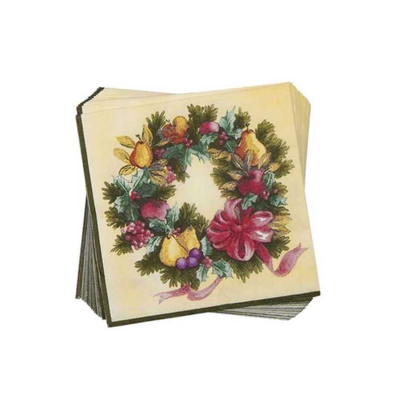 Decorative Elegant Table Folding Disposable Restaurant Tissue Custom