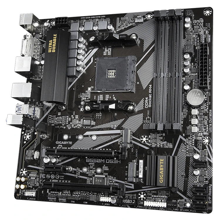 Gigabyte B550m Ds3h Amd Gaming Motherboard With Socket B550 Am4 Support