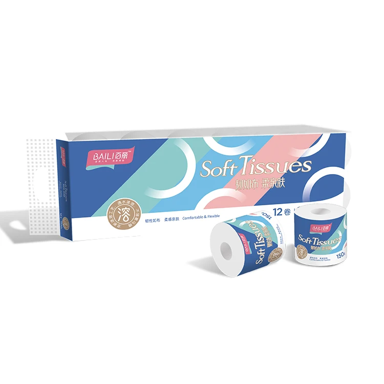 

FSC Private Label Best Biodegradable 3ply Toilet Paper, White paper