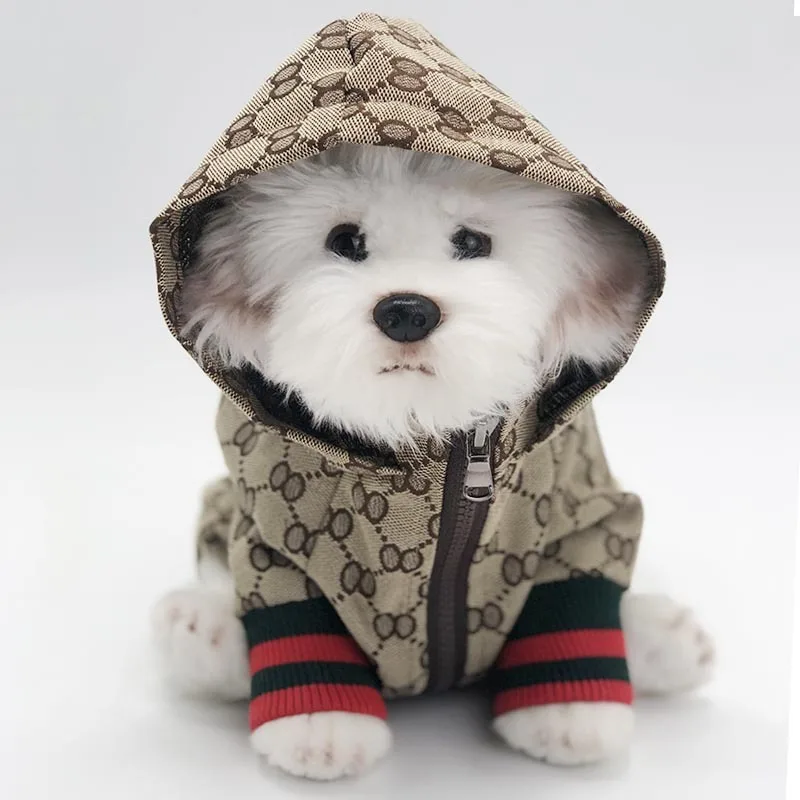 

Wholesale Luxury Brand Outfits Cowboy Spring And Autumn New Bichon Schnauzer Shiba Inu Dog Hoodie Pet Apparel Clothes, Pink