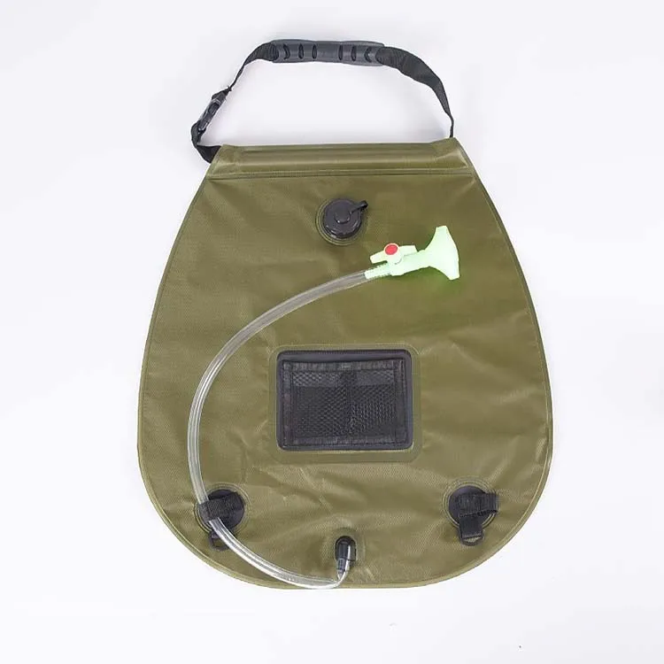 

Hot sale solar camp shower foldable shower bag outdoor bathing bag RV camper accessories
