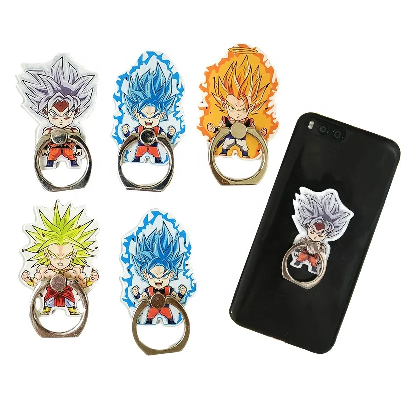 

Super Broly Ultra Instinct Goku Phone Ring Vegeta Gogeta Mobile Phone Ring 360 Degree Smart Phone Ring Holder Stand