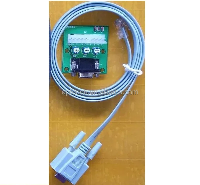 

POG touch cable and CGA-VGA board DB9-RJ45