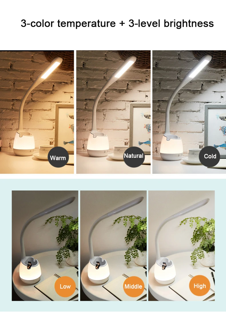 rechargeable led desk lamp