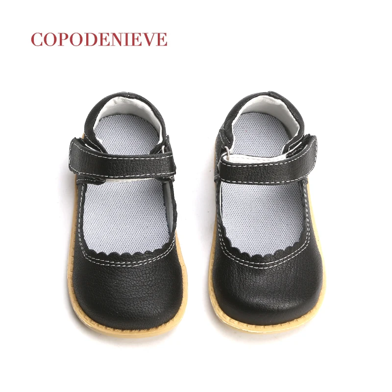 

Baby Toddler Girls Vintage Flats Little Kids Genuine Leather Mary Jane Children Pink White Black Dress Shoes, Grey