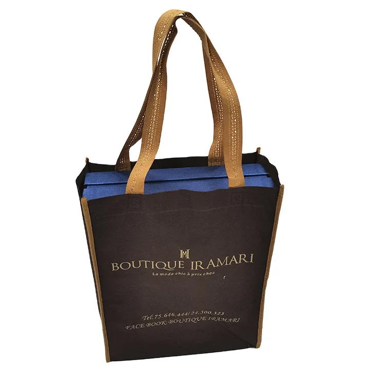 

Promotional cheap bag brown crossbody bag men custom printing non woven bag, Customized color