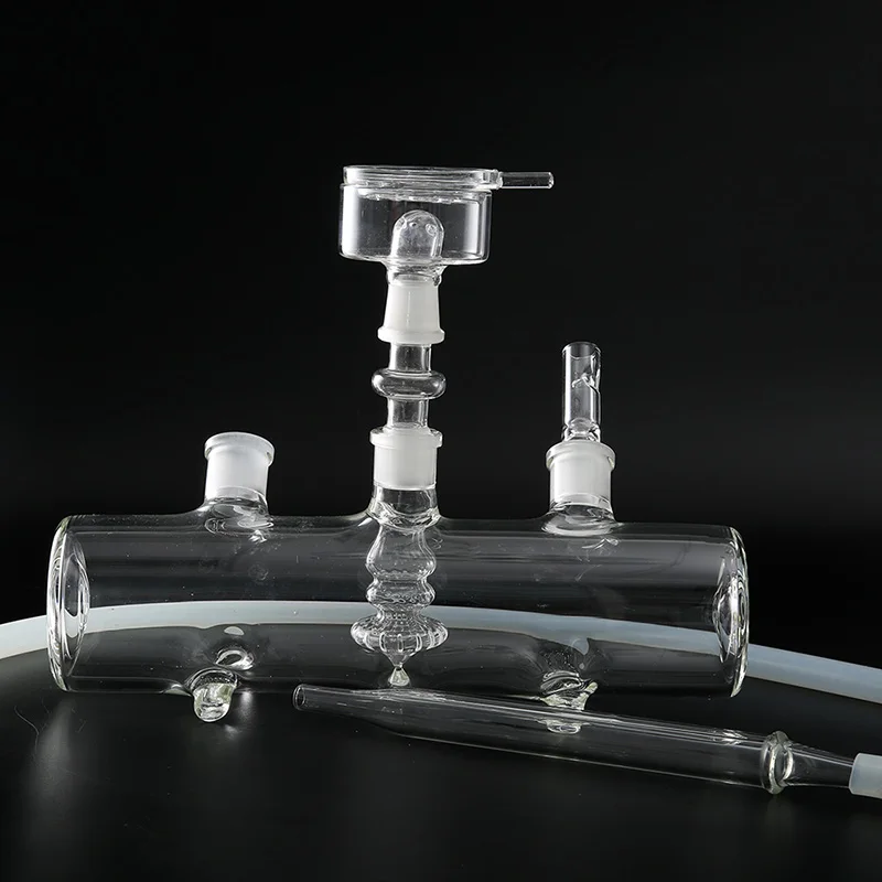 2016 新设计的玻璃水烟水烟与水烟筒硅胶软管水烟管