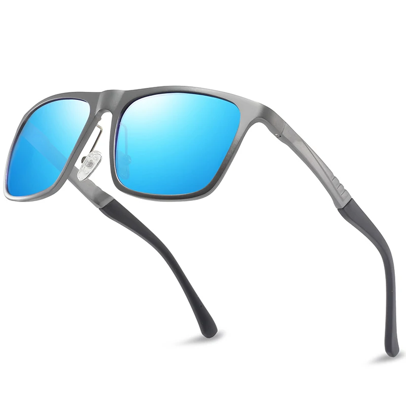 

Luxury man Sun Glasses Shades 2021 customer logo TAC polarized Sunglasses fashion Square aluminium magnesium alloy sunglasses, Custom colors