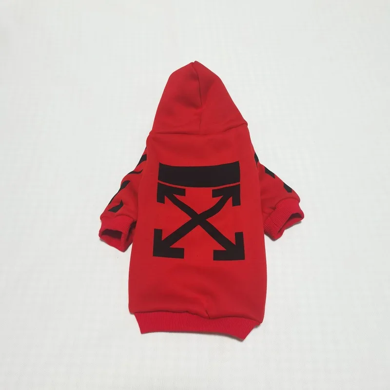 

Customized Pet Apparel Dog Clothes Casual Sport Dog Fashion Hoodie Jackets Manufacturer Warm Wholesale Dog Clothes, Black, white, red