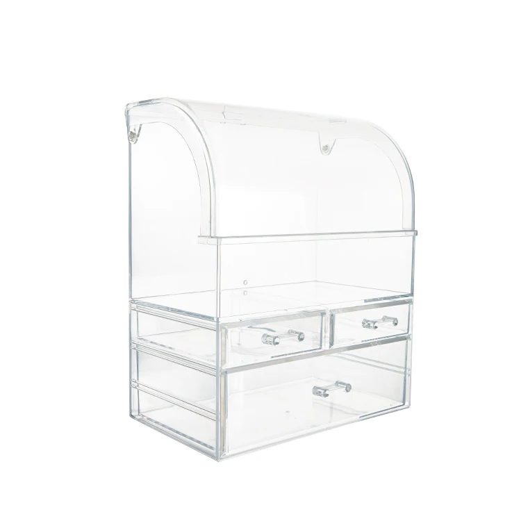 

Top Quality Makeup Holder Organizer Display Clear Transparent Makeup Organizer, Customized color