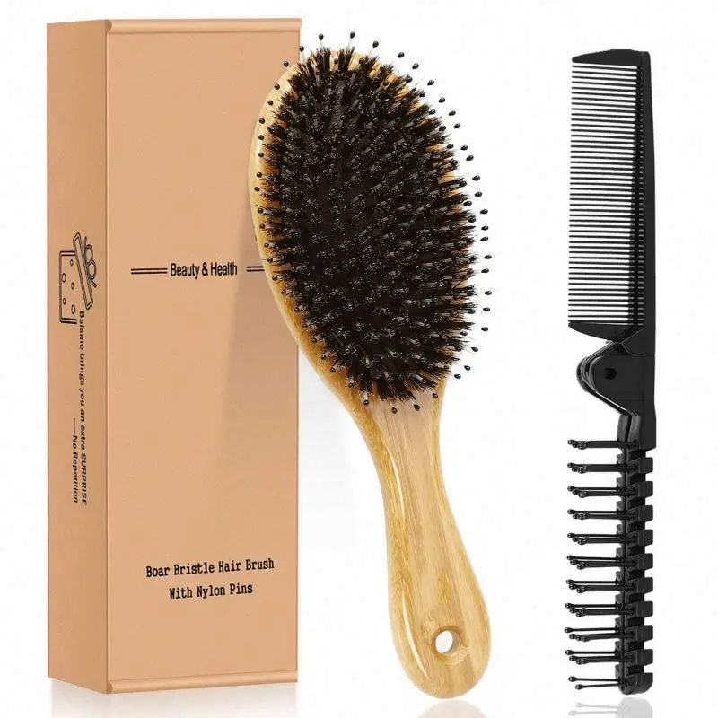 

Static Brush Manufacturers Custom Double Straightening Hot Comb Logo Cute Useful Tool Hairbrush Heat Resistant Fibre