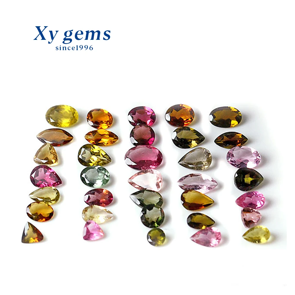 

Multi Color Round Brilliant Cut loose Natural Tourmaline Price