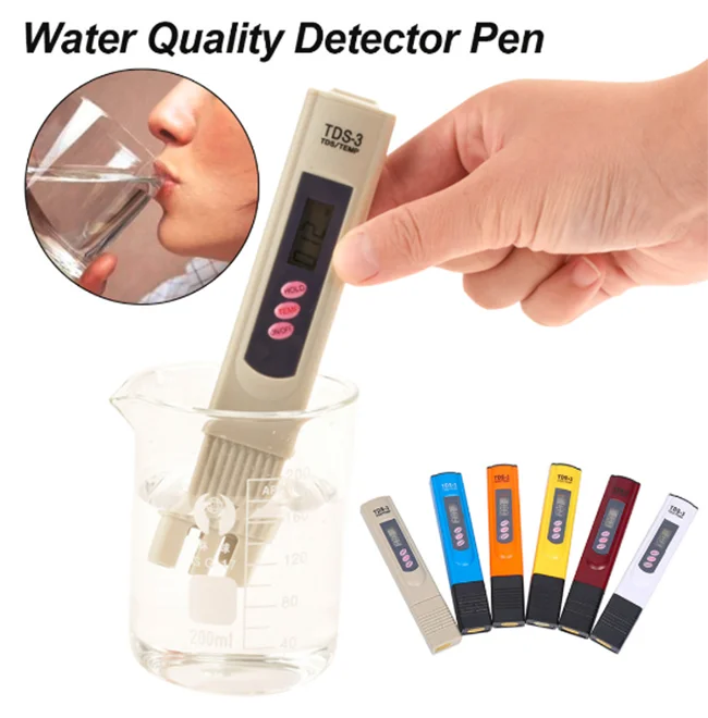 LCD Digital TDS-3 Meter Filter Pen Temp PPM Tester Stick Water Purity TesteFBBB 