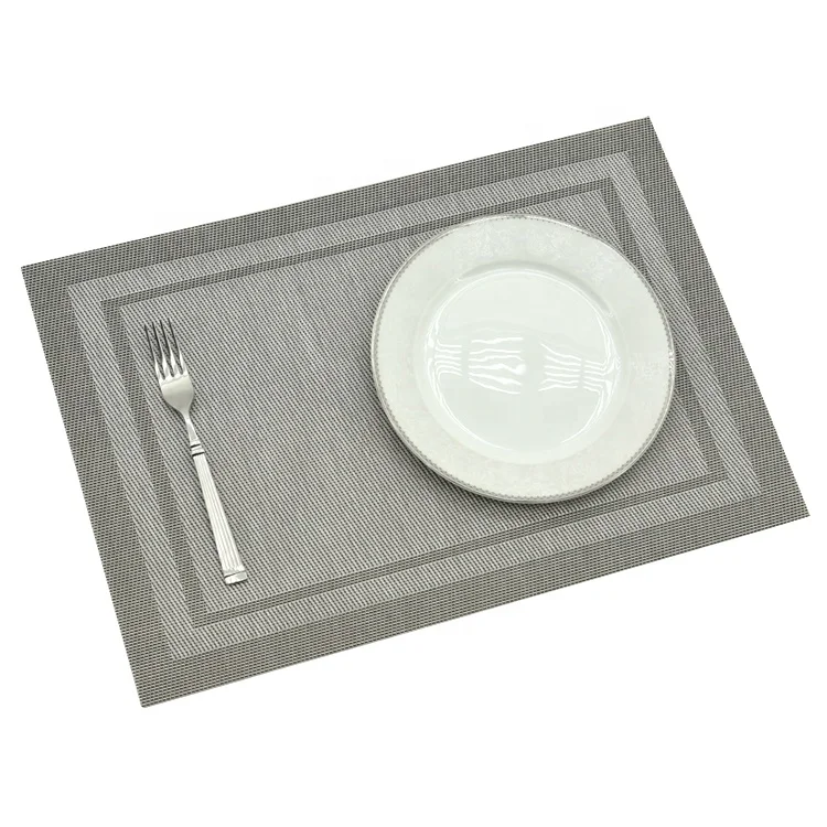

Luxury Outdoor Set Kitchen Lattice Placemat Waterproof And Heat-resistant Table Mat