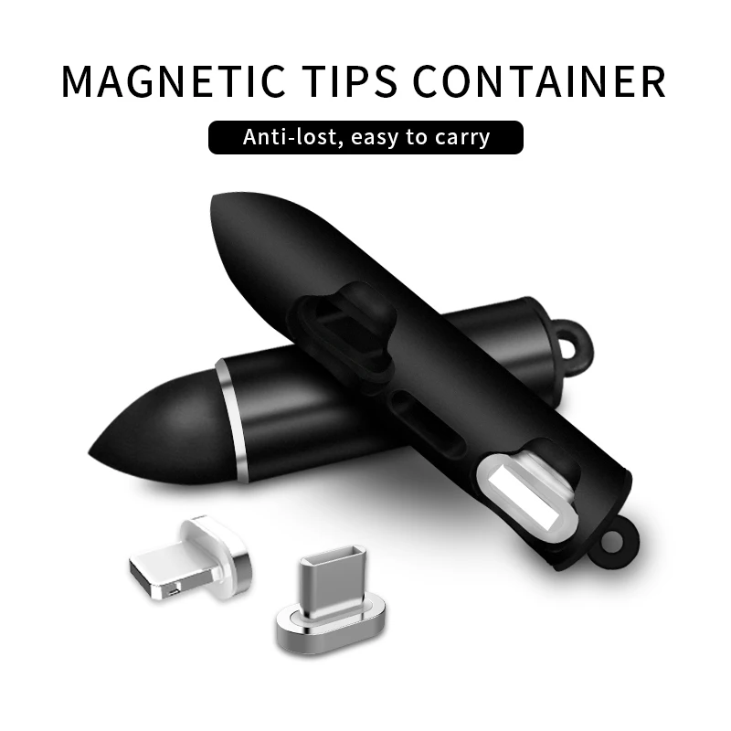 

Bullet Train magnetic cable adapter tips storage box