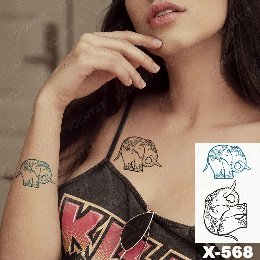 

Hot Sale Small Size DIY Sexy Clavicle Temporary Tattoo Sticker, Cmyk