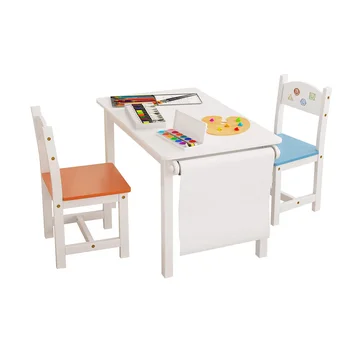 small wooden table and chairs for toddlers