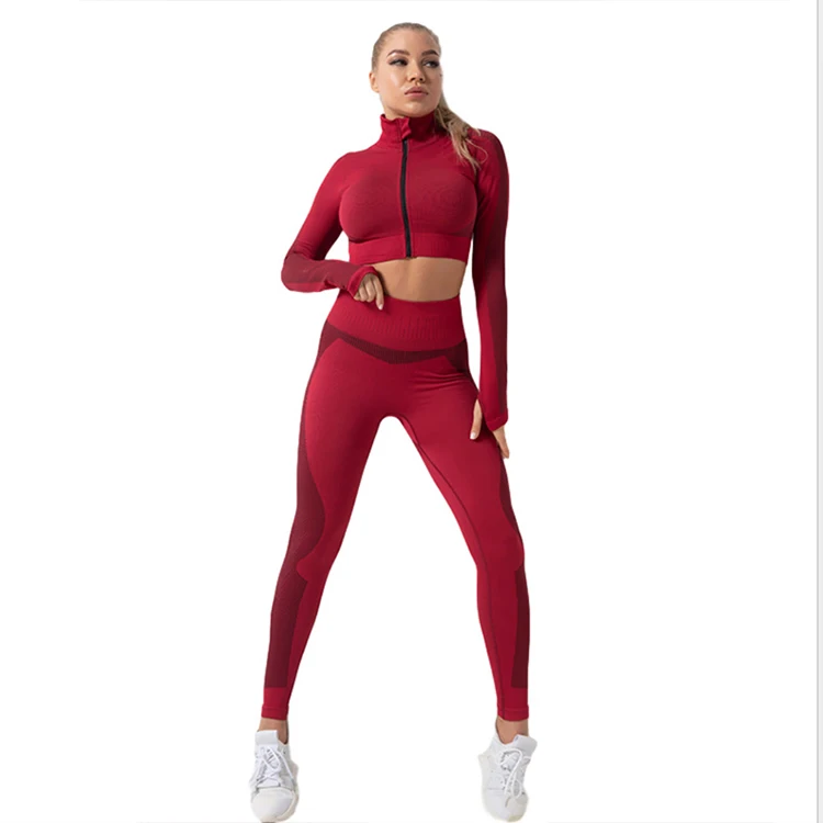 

Lines print quick dry yoga set yoga clothes 2xl red yoga suit set