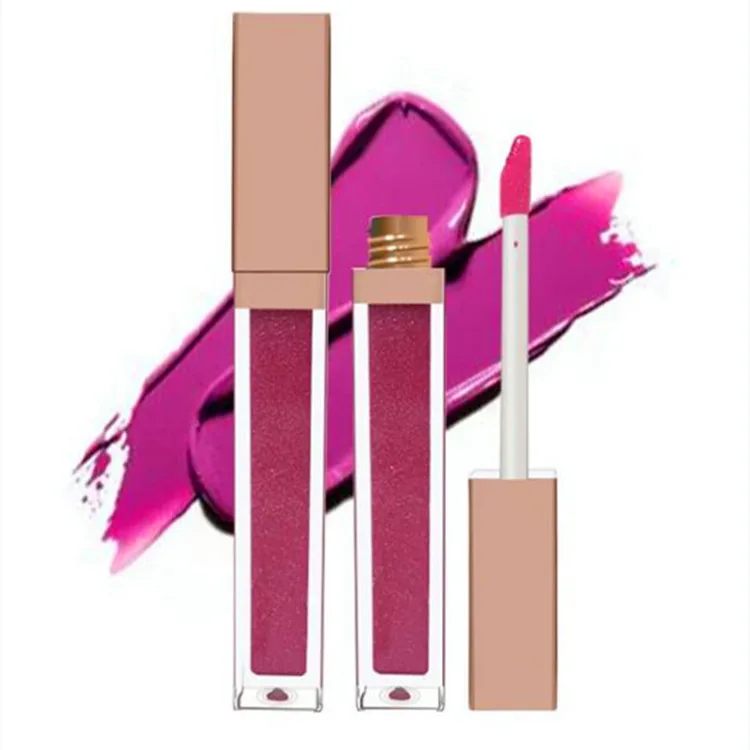 

OEM 20 colors Pearl lip gloss no logo shimmer lip gloss
