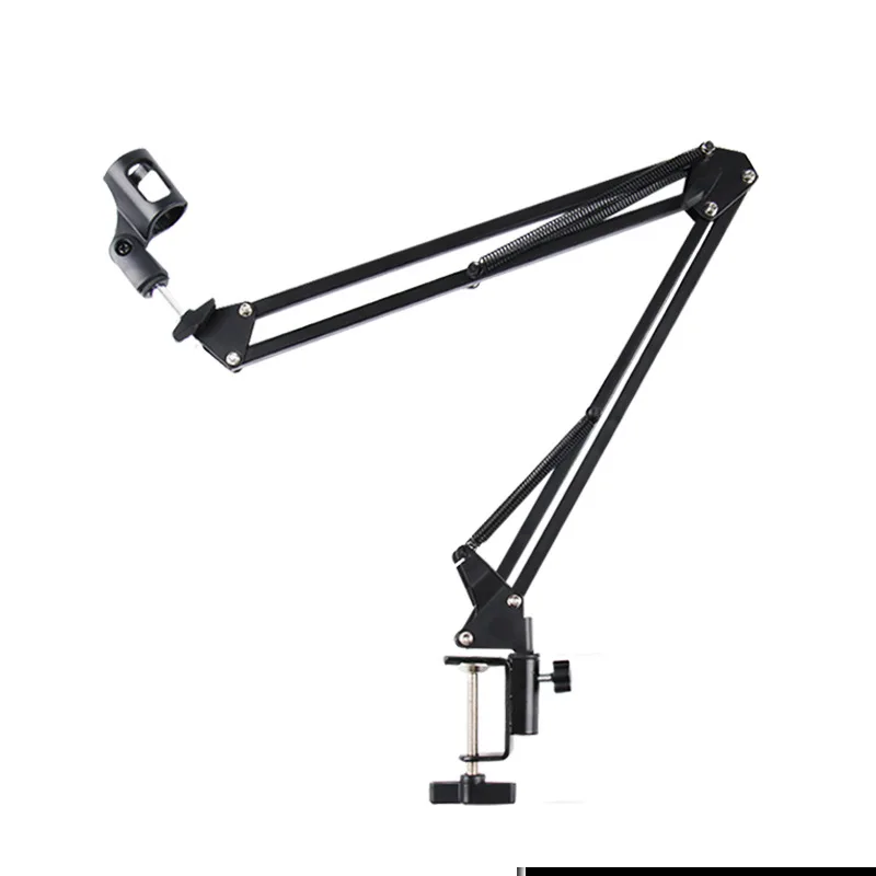 

Professional Studio Desktop Table Arm Mic Stand Microphone Arm For Desk, Black