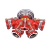 TL deft design fire dividing breeching four heads divider equipment fire fighting