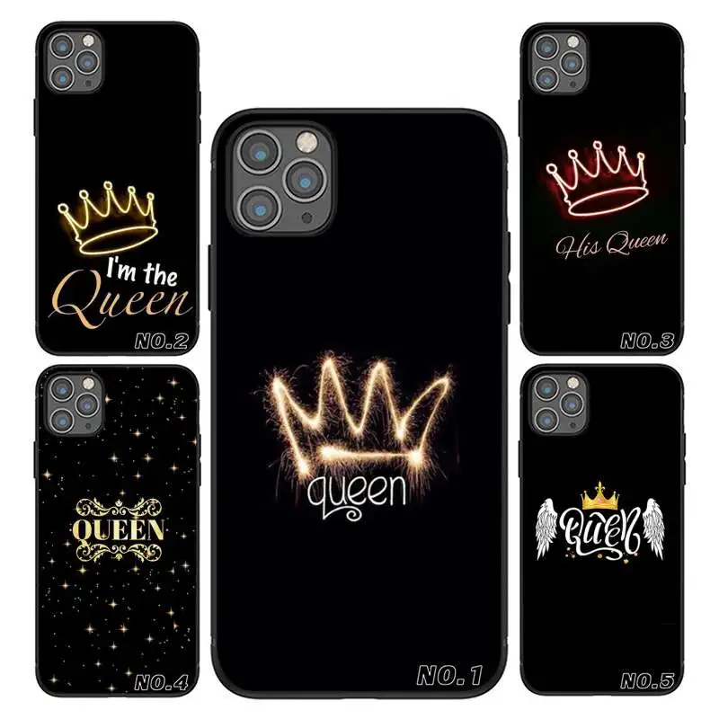 New High Quality Printing Queen Logo Black TPU Phone Case for iPhone 11 11Pro 11Pro Max Case New High Quality Printing Queen Logo Black TPU Phone Case for iPhone 11 11Pro 11Pro Max Case