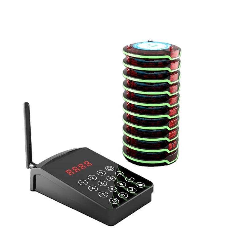 

Wholesale waterproof pager for restaurant wireless paging system guest calling system