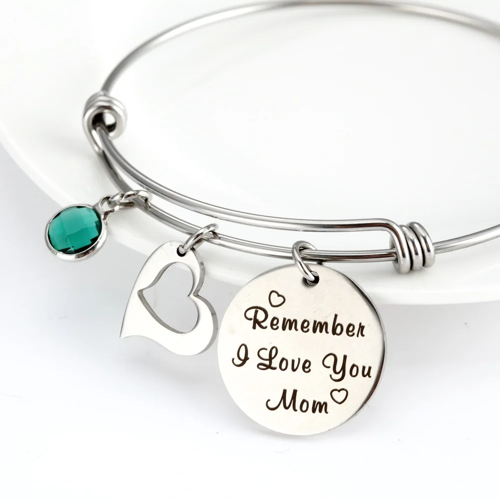 

Retro Silver Plated Hollow Heart Stainless Steel Adjustable Bracelet Expandable Wire Bangle Bracelet For Mother