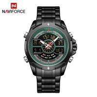 

NAVIFORCE NF9170 Charm Luxury Japan Dual Movement Quartz Digital Watches For Men Date Day Original Mens Watch