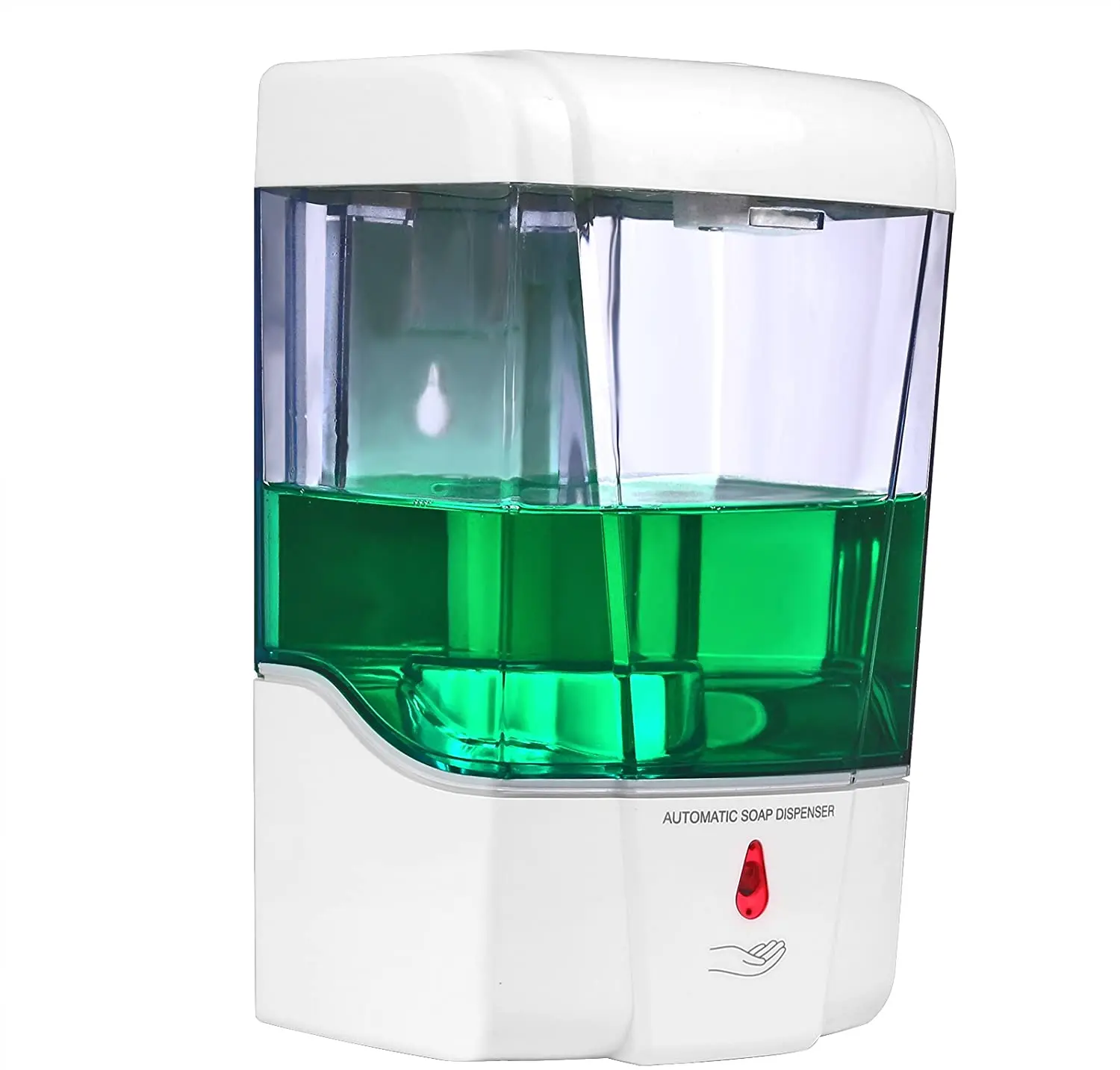 Shemax Hand Sanitizer Dispenser, Wall Mounted Automatic Commercial Liquid Soap Dispenser Gel Touchless Hand Soap Sanitizer