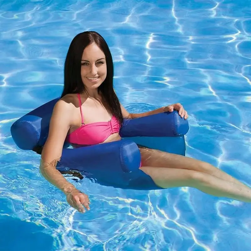 

Folding water lounger floating row DR4u Water Lounger Hammock