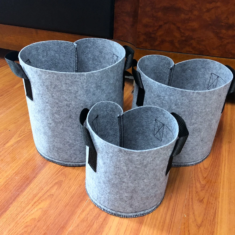 

High quality felt grow bags - nonwoven aeration fabric pots