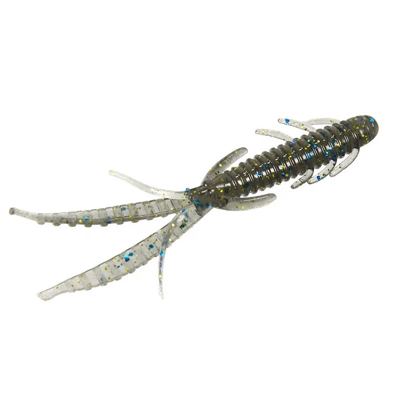

TY high quality soft bait bamboo shrimp 8cm / 10cm high quality soft bait for fish hook