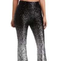 

Fashion girl finery ombre sequin bell bottoms