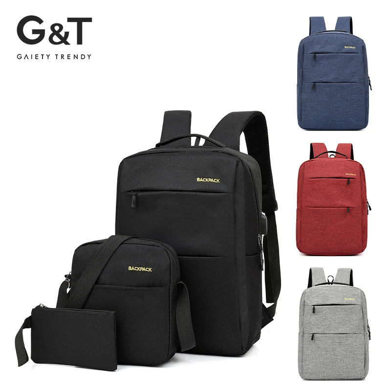 

G&T Cheap oem odm customized light weight easy carry laptop backpacks for men