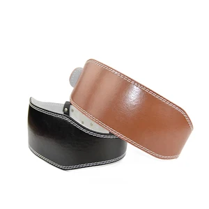 Back Support Fitness Body Custom Logo  Leather Weight Lifting Belt