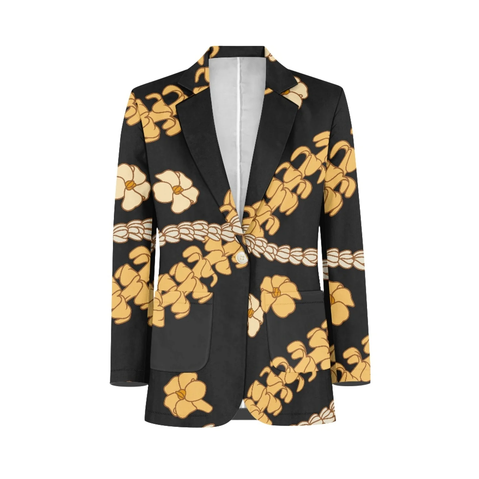 Hawaiian New Design Stylish and Sophisticated Palaka Hawaii Ladies Casual Blazer Very Suitable for Work and Business Gatherings