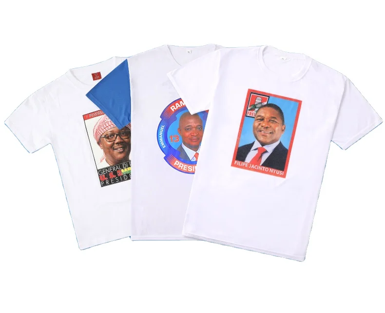 

custom cheap election campaign t shirt printing 100%cotton 120gsm