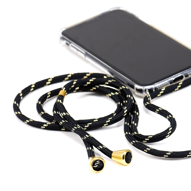 Transparent Clear Tpu Cell Phone Case With Lanyard Strap Rope Crossbody