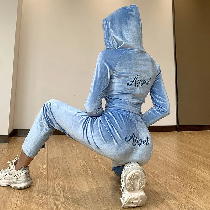 

BL21T0630 plus size spring 2021 gym clothes wholesale woman scrubs sets leg pants 2 piece set for women suitCasual, Accept custom made color