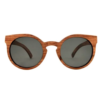 wood frame polarized sunglasses