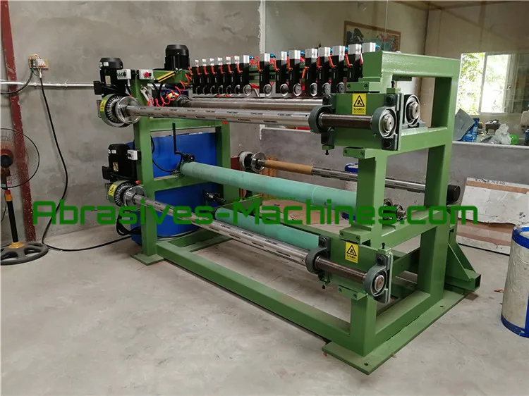 China factory abrasive jumbo roll slitting machine for abrasive belt