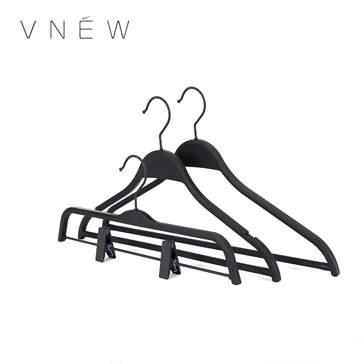 Ecofriendly Fast Fashion Clothing Shop Usage Flat Black Plastic