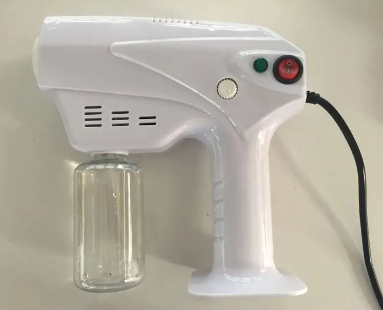 

230/ 500 ml High pressure spray gun sanitizing blue ray nano spray gun, White