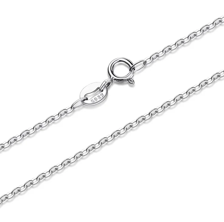 

wholesale manufacturer real silver chain 925 sterling silver round shape chain