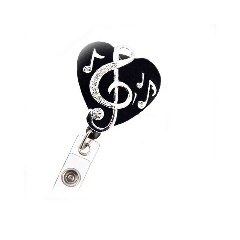 Enamel Heart Shape ID Badge Ho