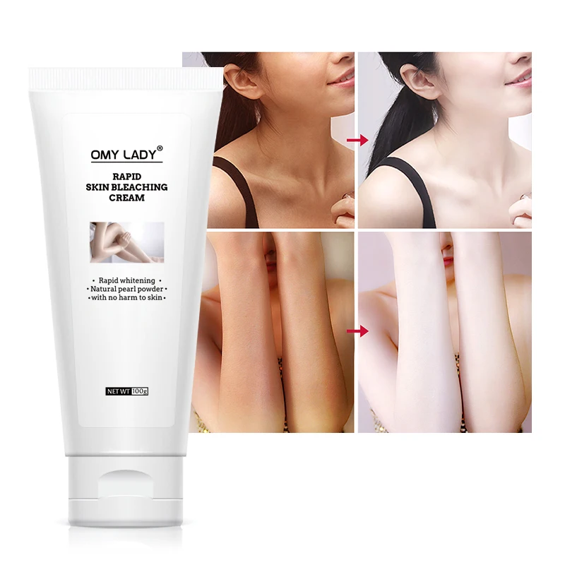 

oem cutsomized formula natural pearl powder instant body skin whitening creams