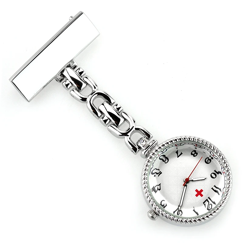 

2021 OEM Nurse Watch Fob Pocket Watch Brooch Medical Watch Doctor Top Brand Quartz Pendants Rose Gold Customizable Logo