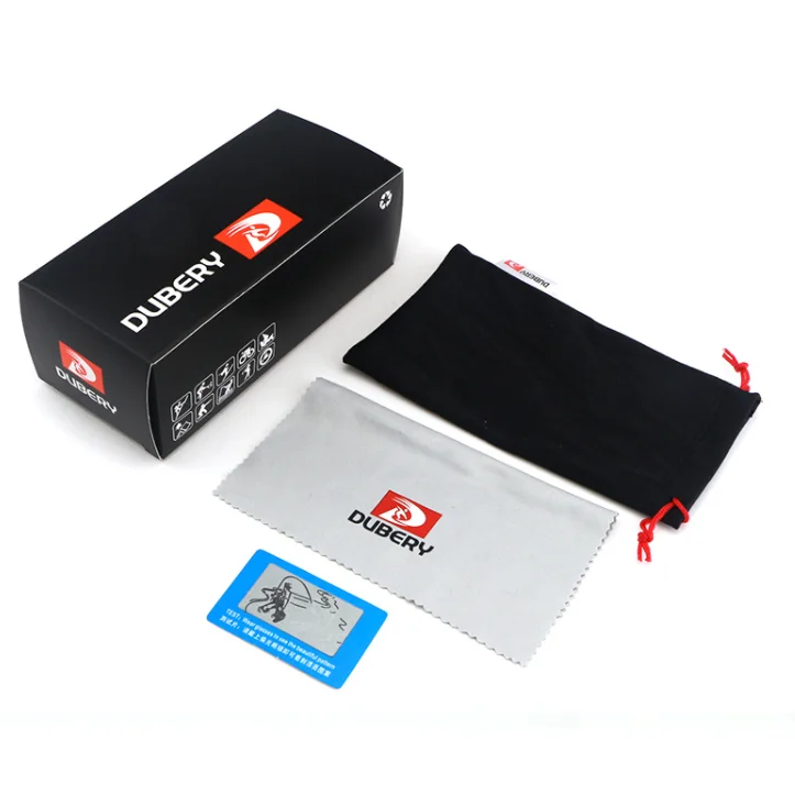 

Hot sale Dubery Brand Sunglasses Packaging glasses case suits, Custom colors